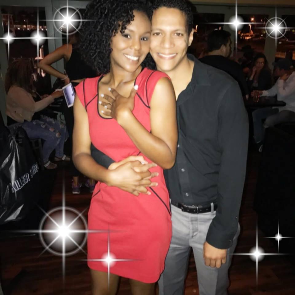 Amber said "Yes!" Chris suprised Amber with an engaement dinner on his birthday.