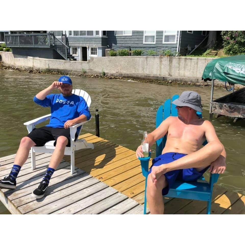 Josh and his brother-in-law Dan. One of the men he's always looked up to you