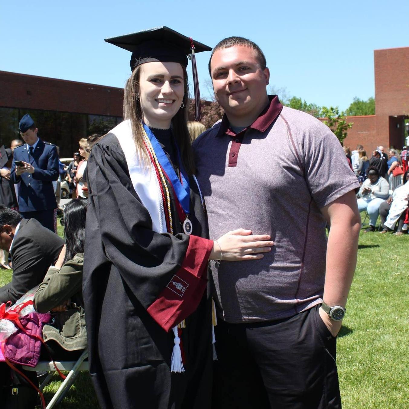 Lauren's undergraduate graduation from the Crane School of Music!