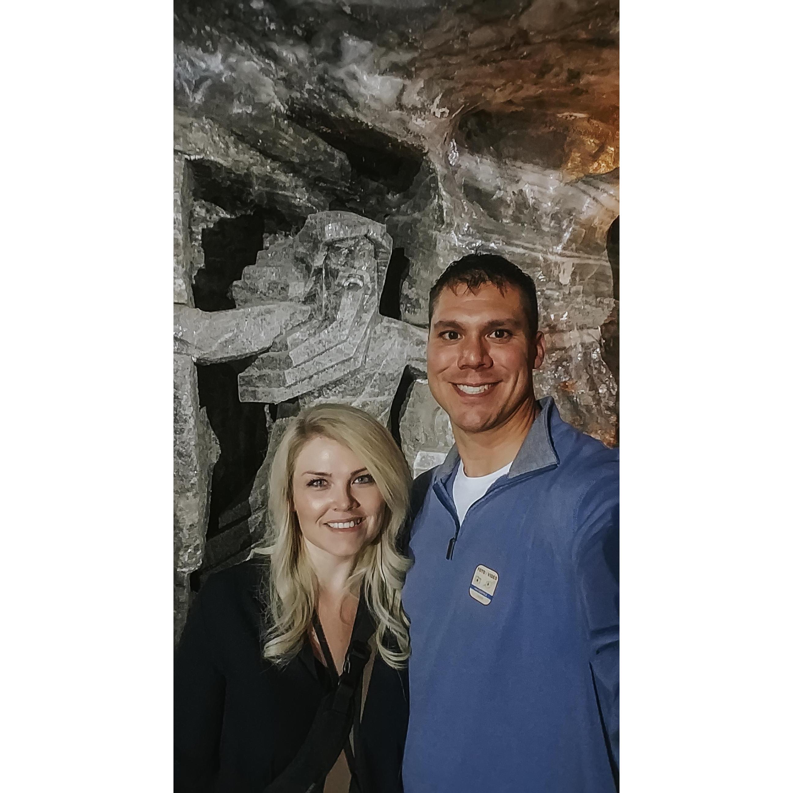 Salt mine in Krakow, Poland 2018
