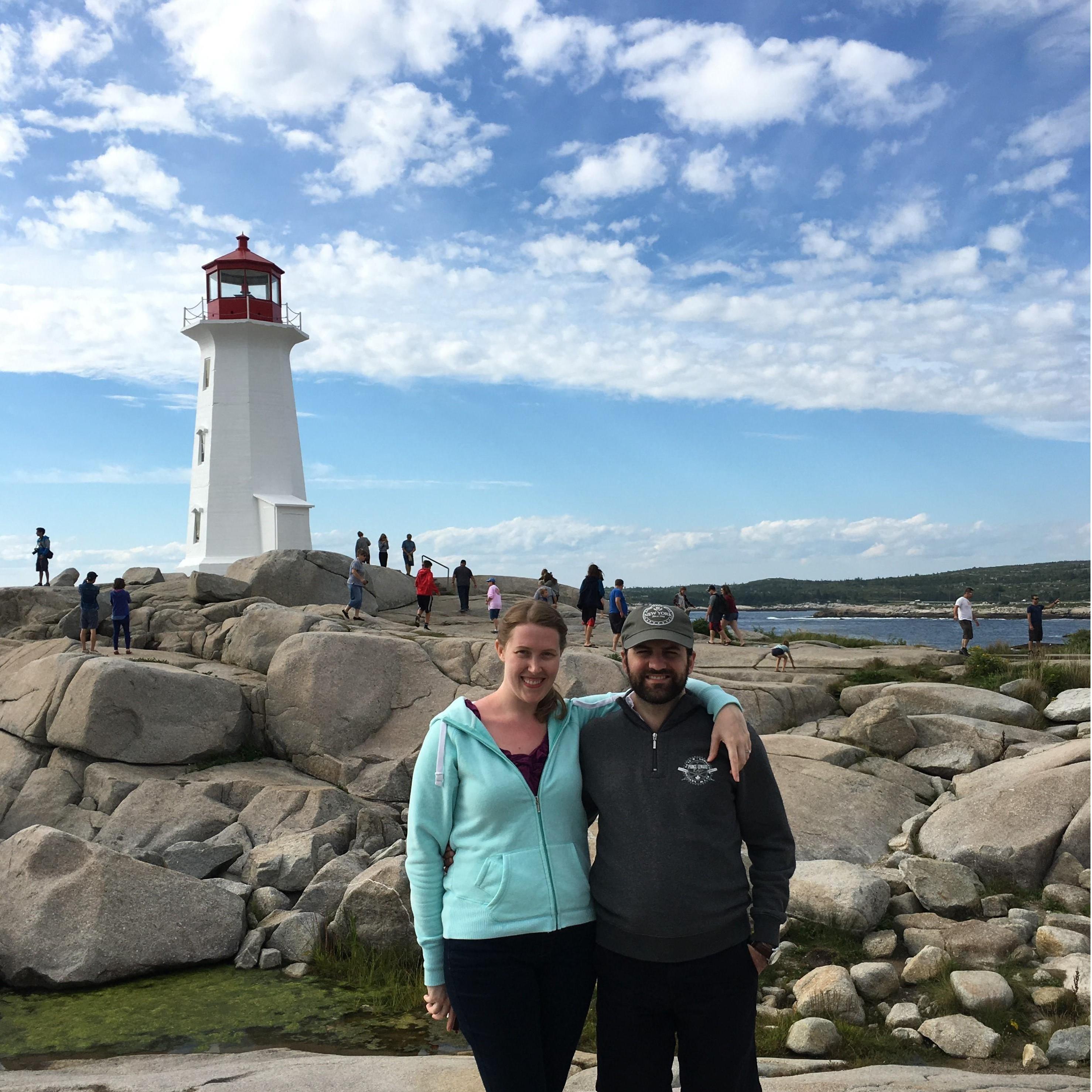 Visiting Peggy's Cove in Nova Scotia