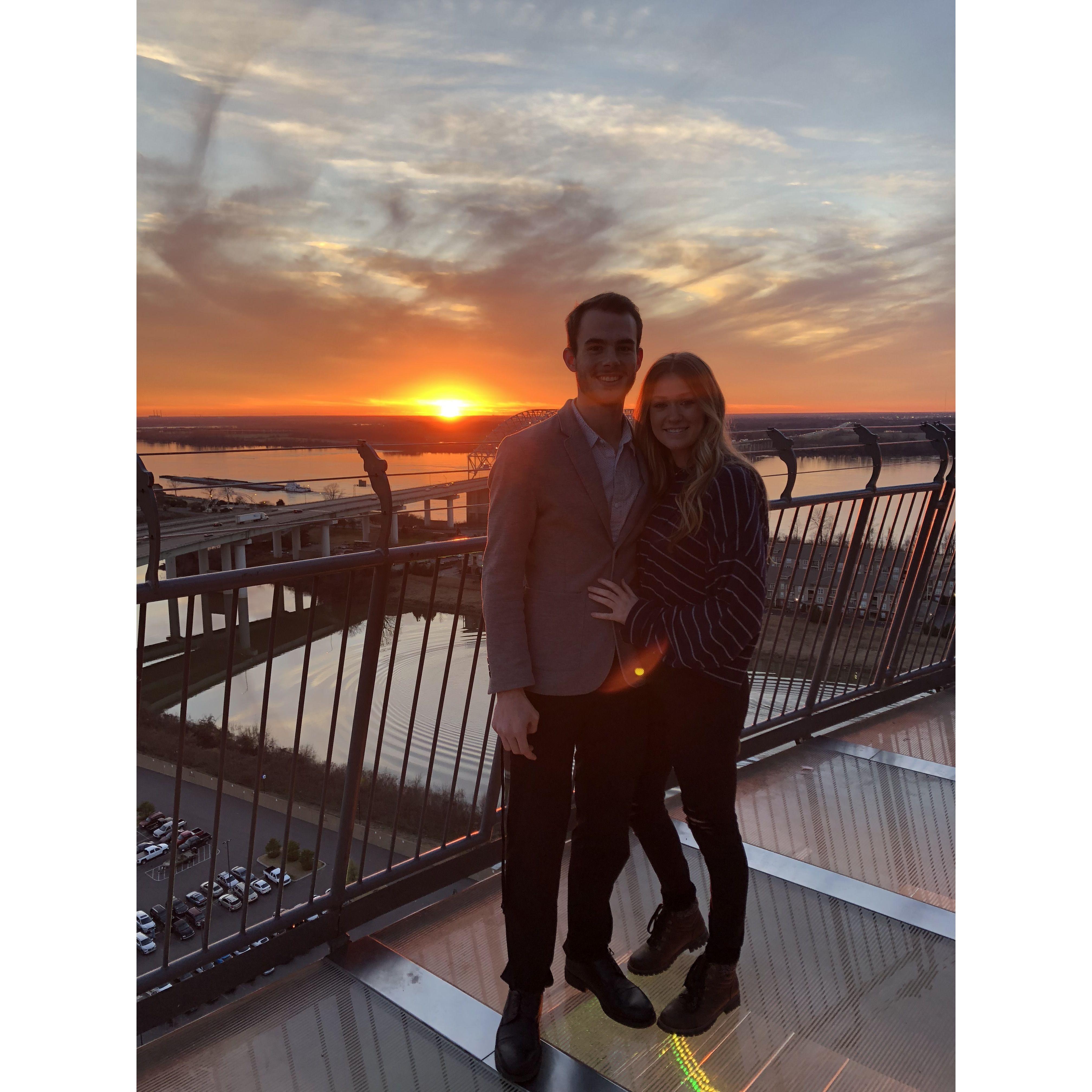 Our one year anniversary in Memphis!