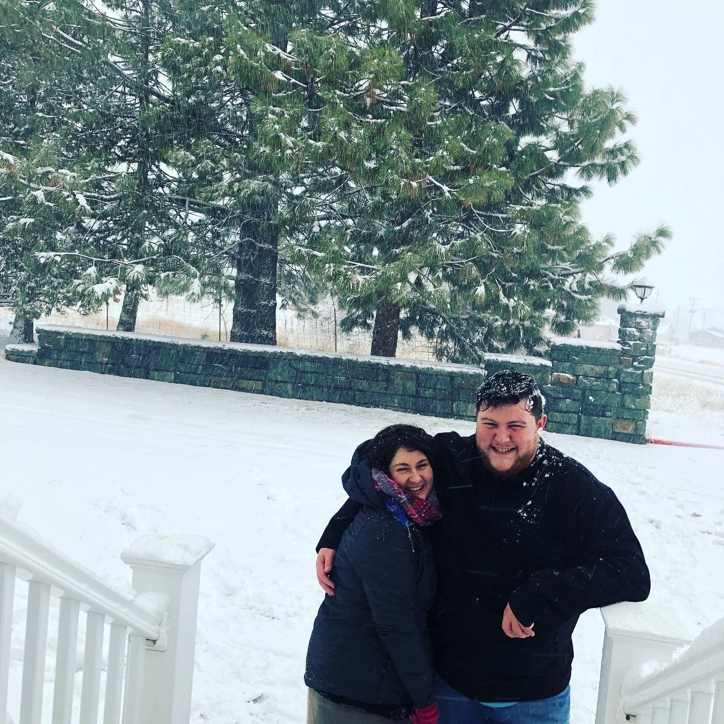One of the very first "couple" photos!