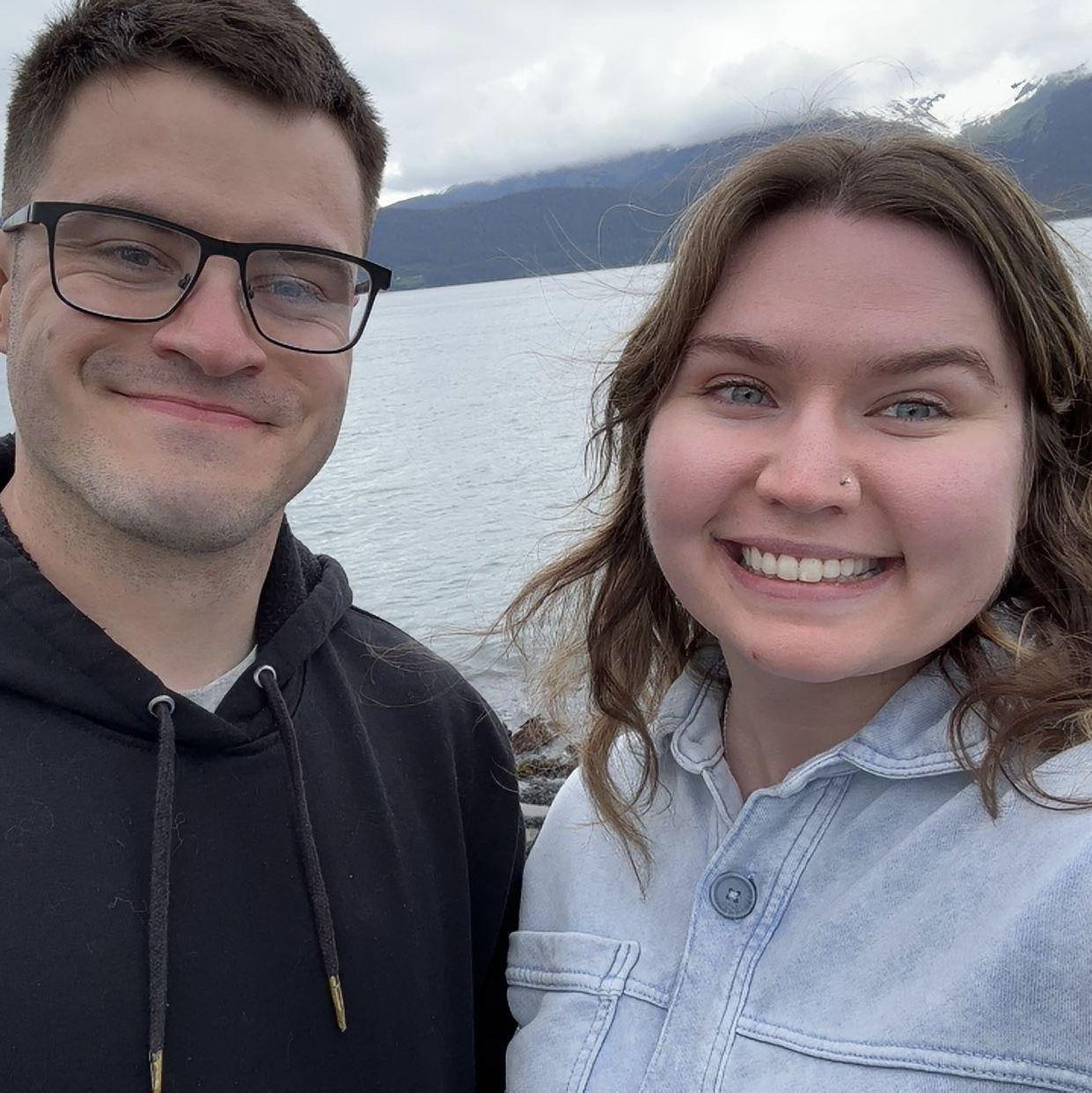 Our first roadtrip to Seward. It was a cloudy day but we still had the best time at the Sealife Center