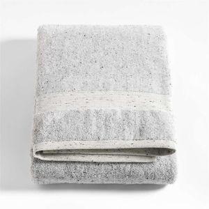 Organic Turkish Cotton Bath Sheet | Grey Fleck