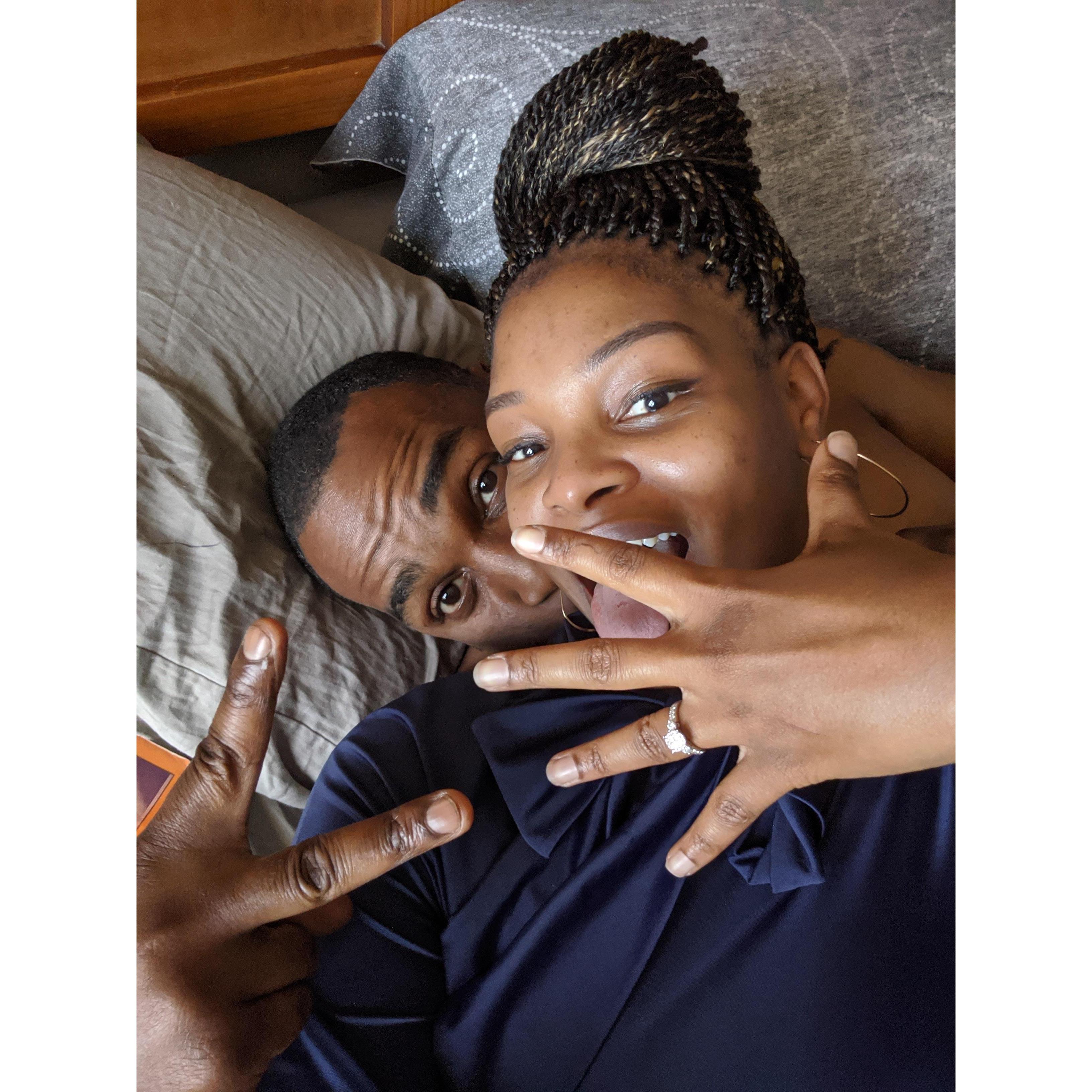 The day he proposed.