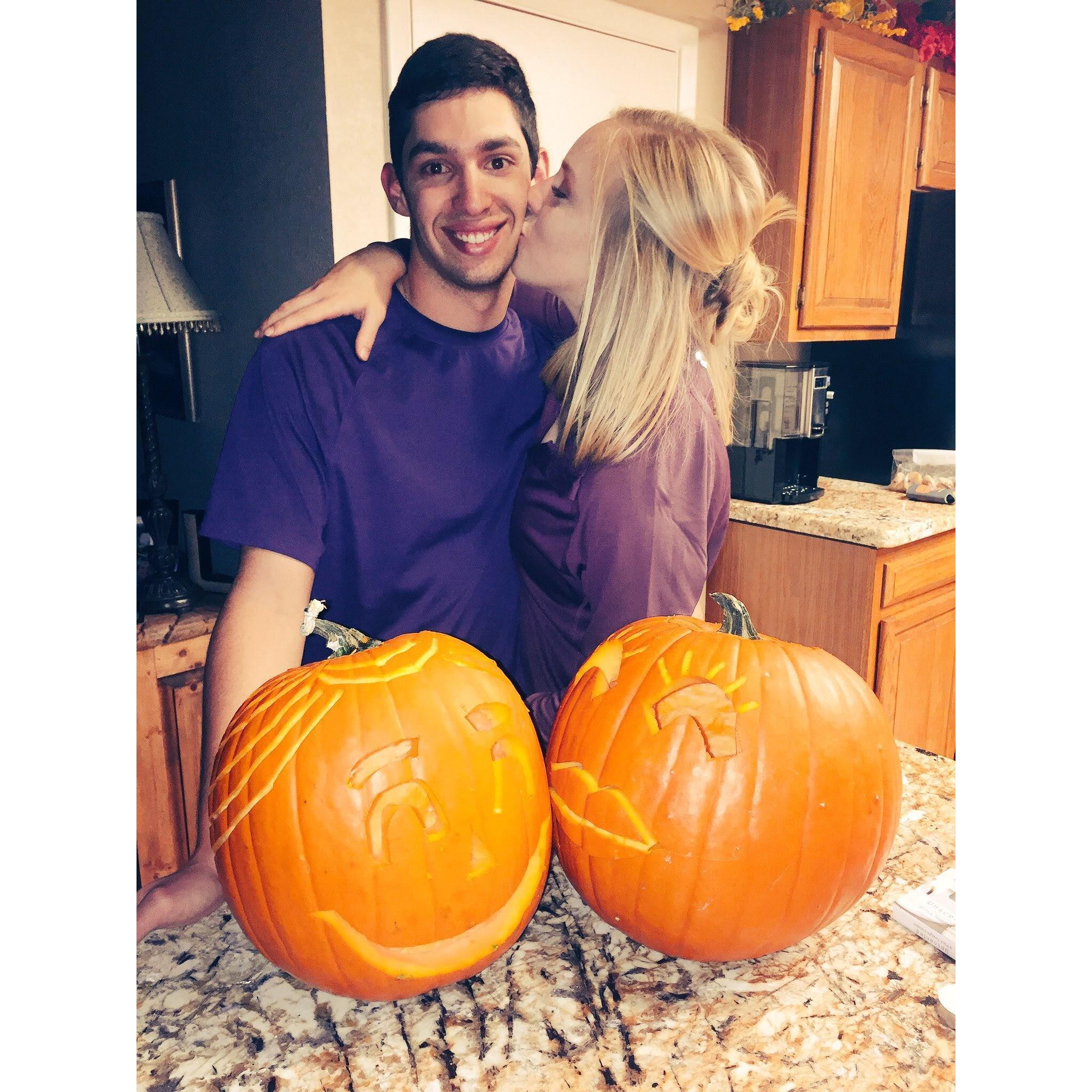 One of our many trips to Ruidoso, NM during Halloween time. This Halloween we will be married!