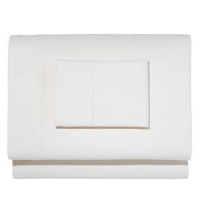 280-Thread-Count Pima Cotton Percale Sheet Set | L.L.Bean | Queen Size | Color: White