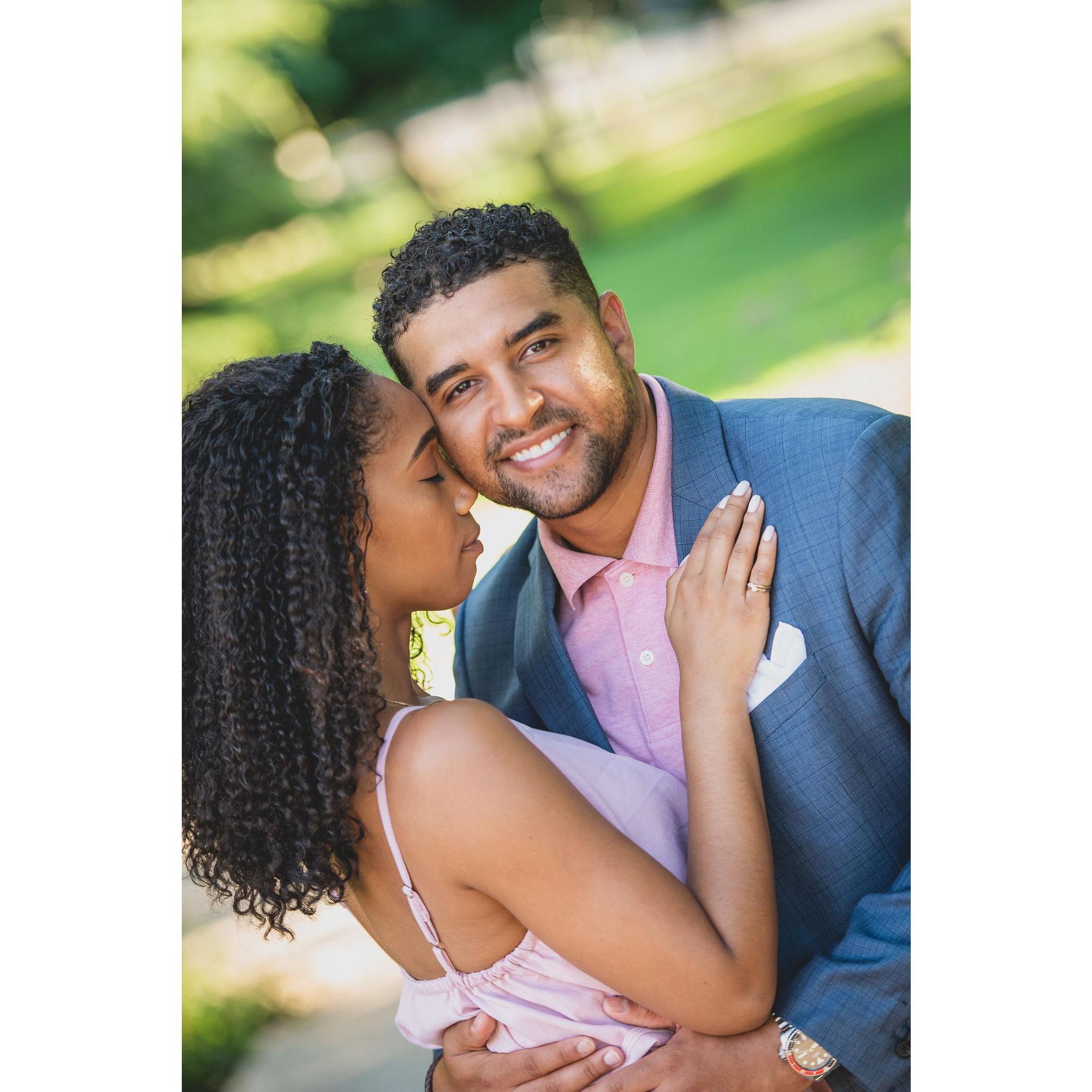 Engagement Session at the Rodin Museum- July 2019