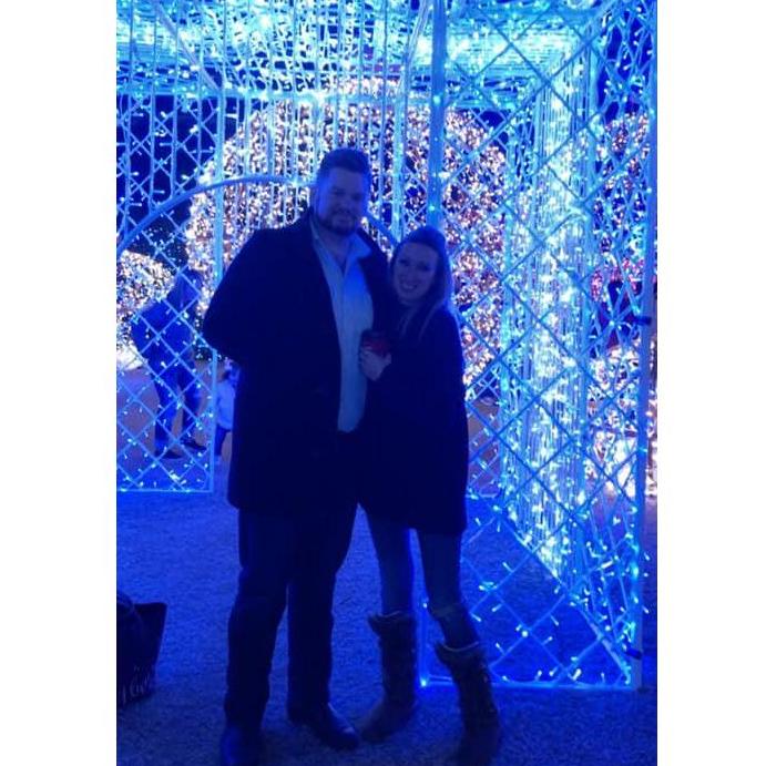 Ten minutes before he proposed! I had no idea!