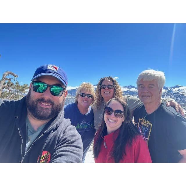 Steven meeting his future in-laws and cousins in Colorado- Estes Park