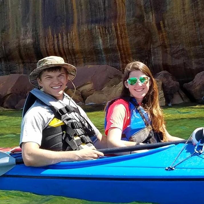 Kayaking Pictured Rocks 2017