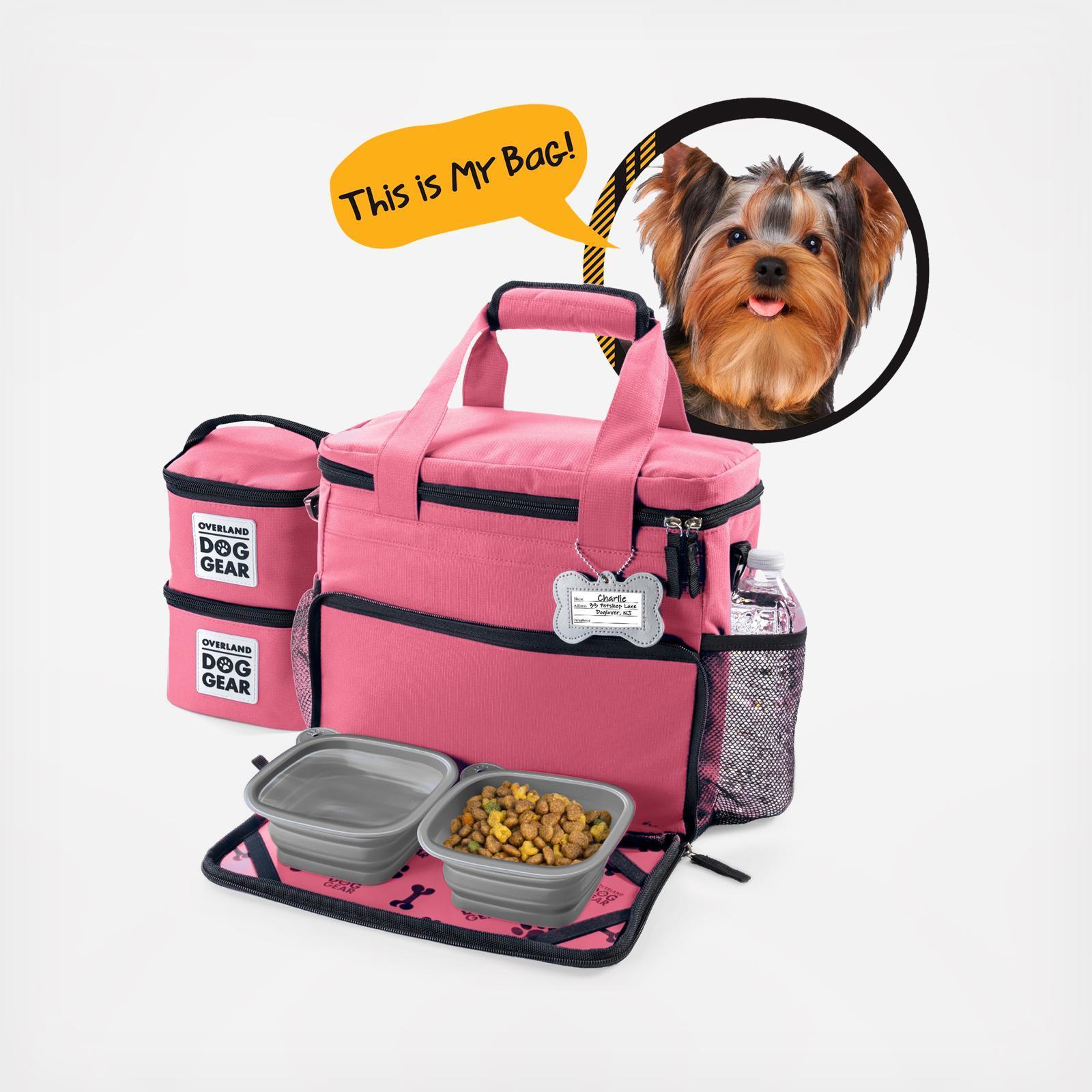 Overland dog gear week away tote pet travel outlet bag