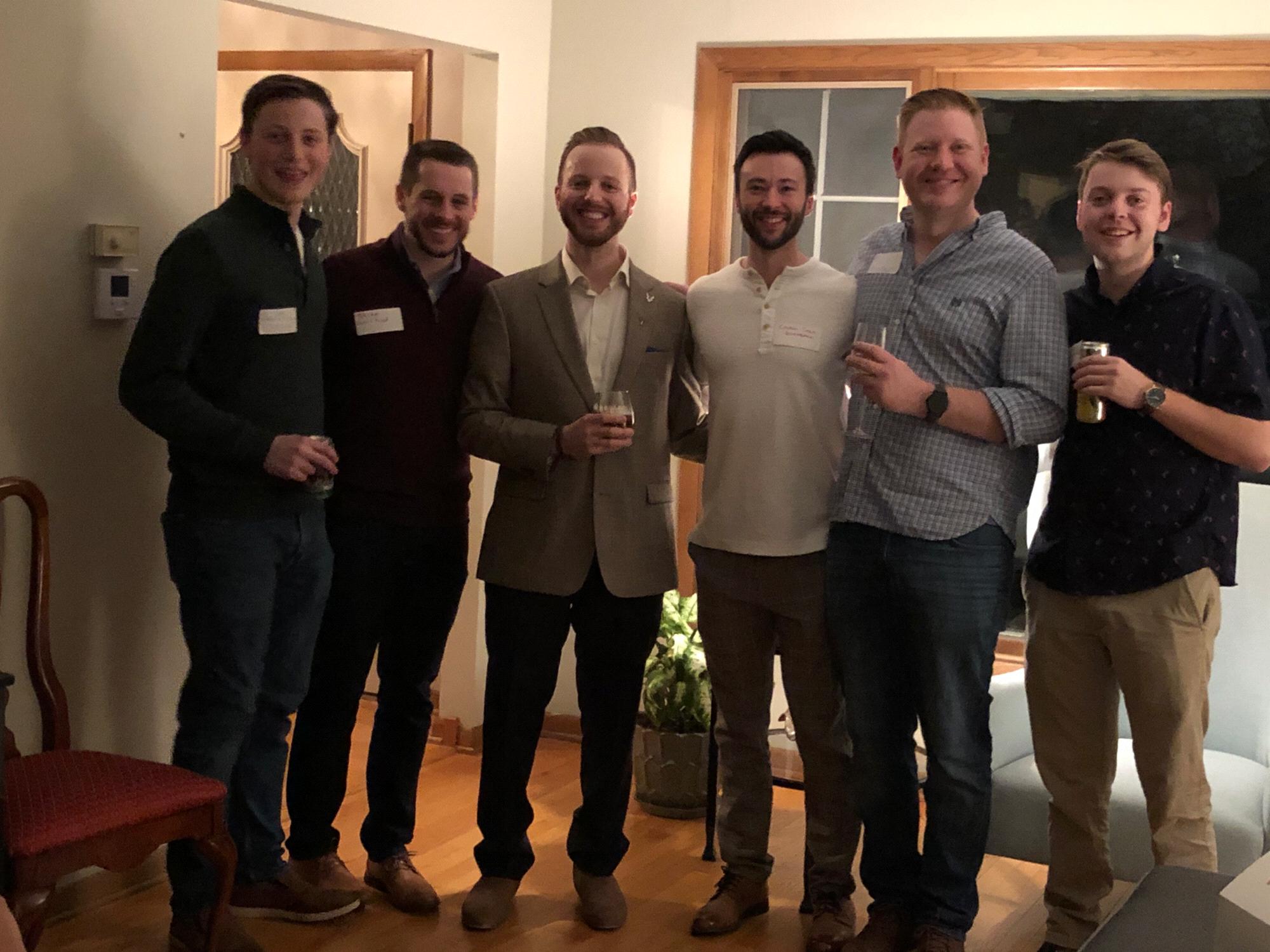Some groomsmen at our engagement party. 1.25.20