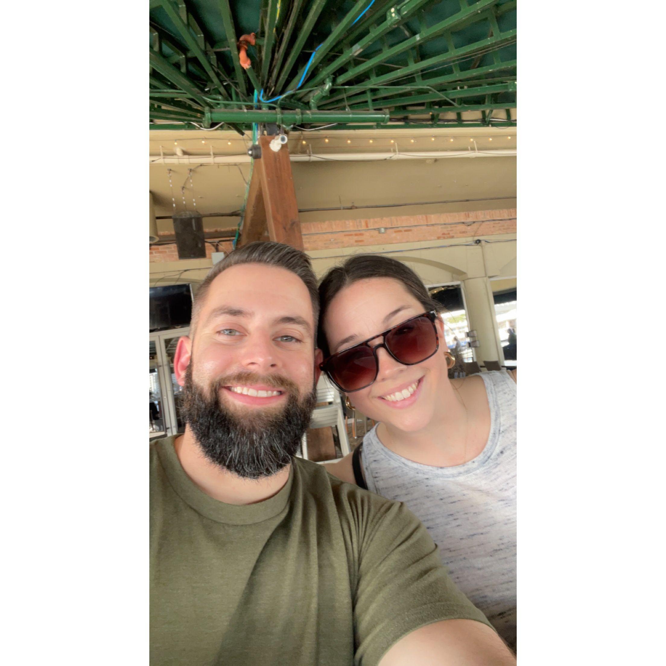 First trip to Florida together to visit Joe's family