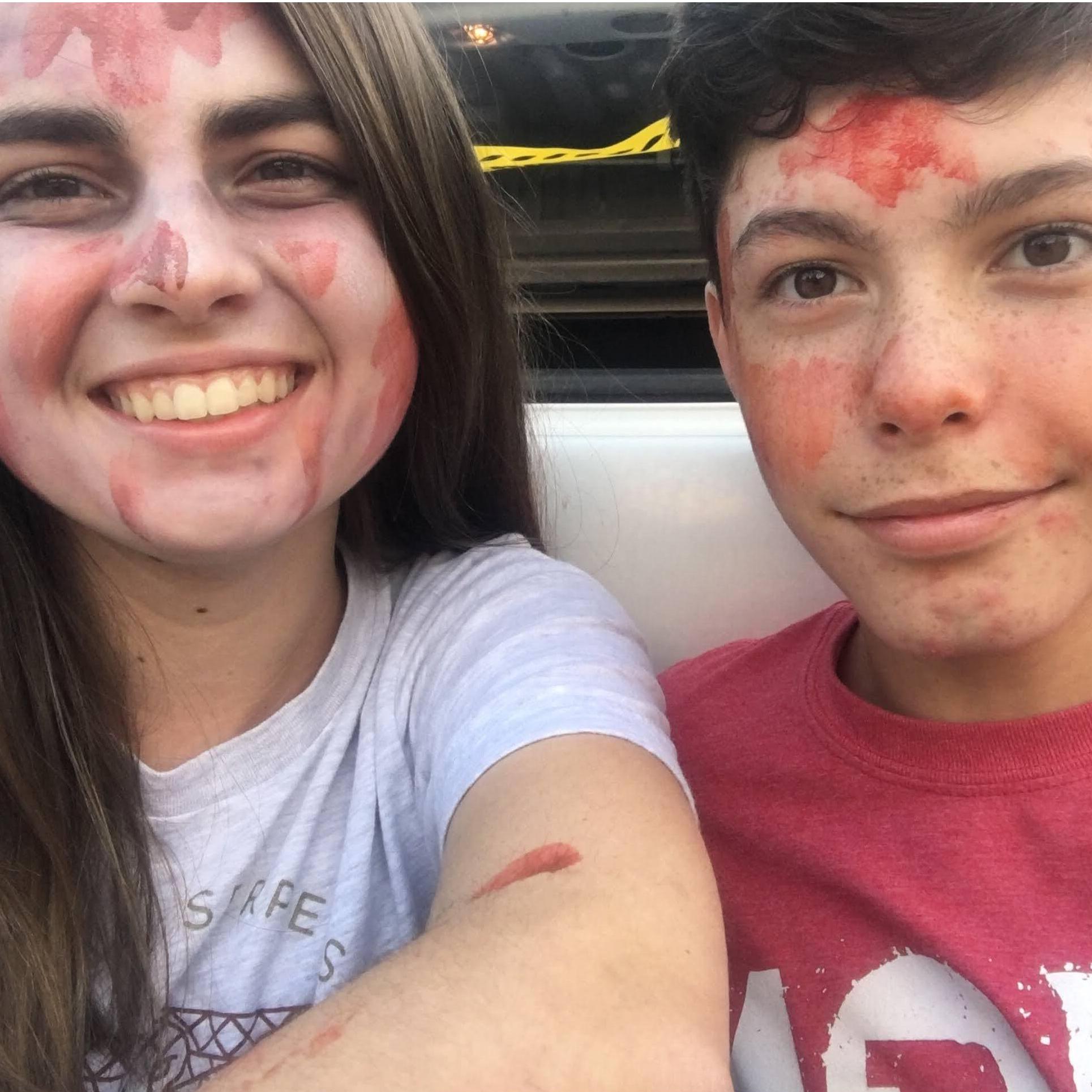 Church Trunk or Treat back when the couple first started dating in 2016!