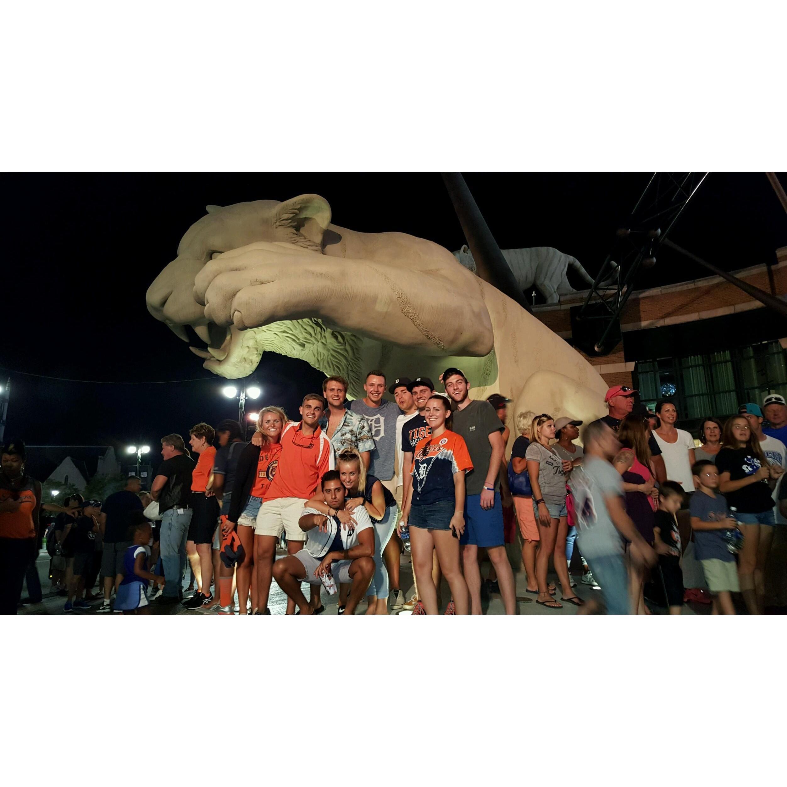 August 2016: Tigers game with friends