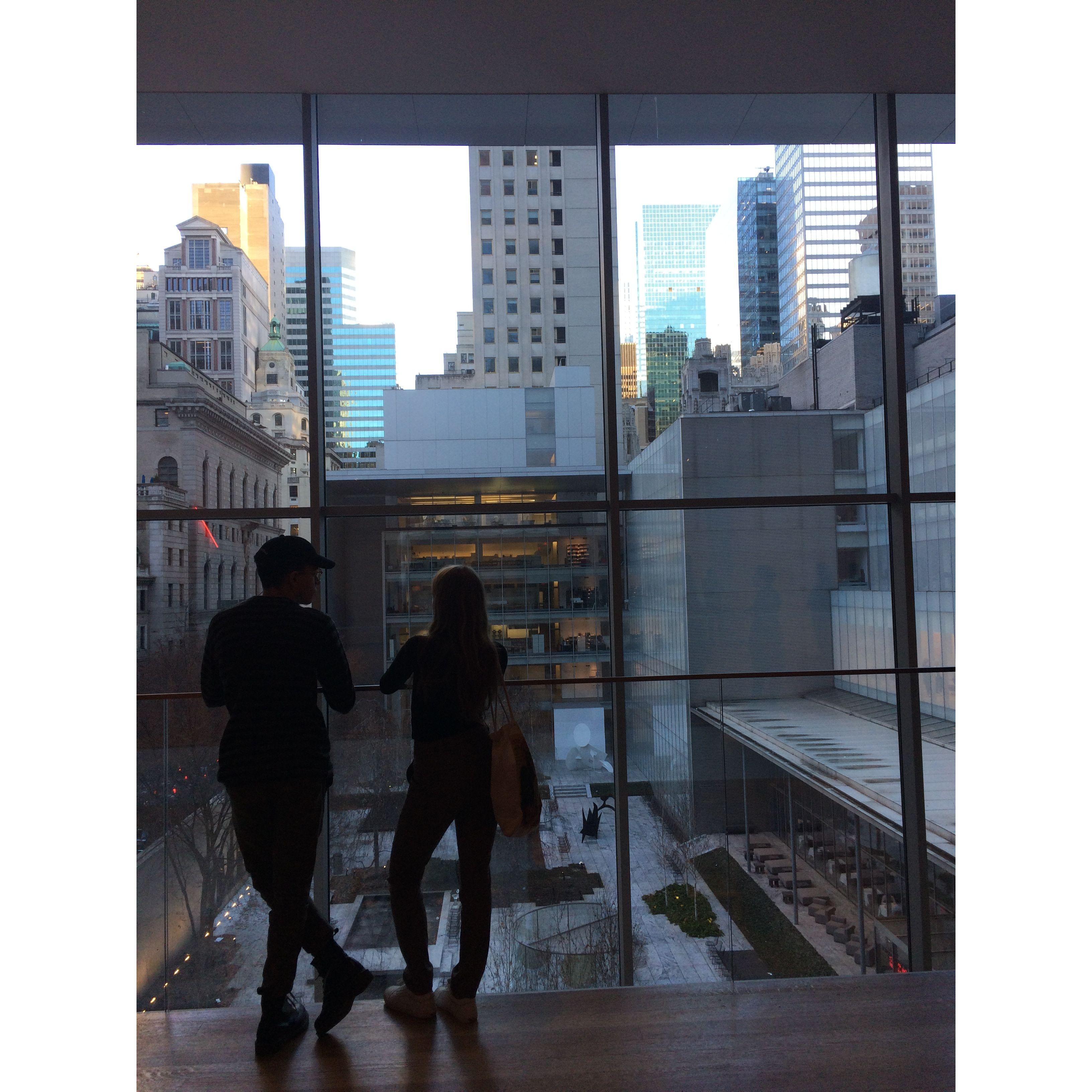 The day we met... but it wasn't the MET it was the MOMA