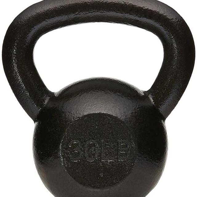 AmazonBasics Cast Iron Kettlebell Weight