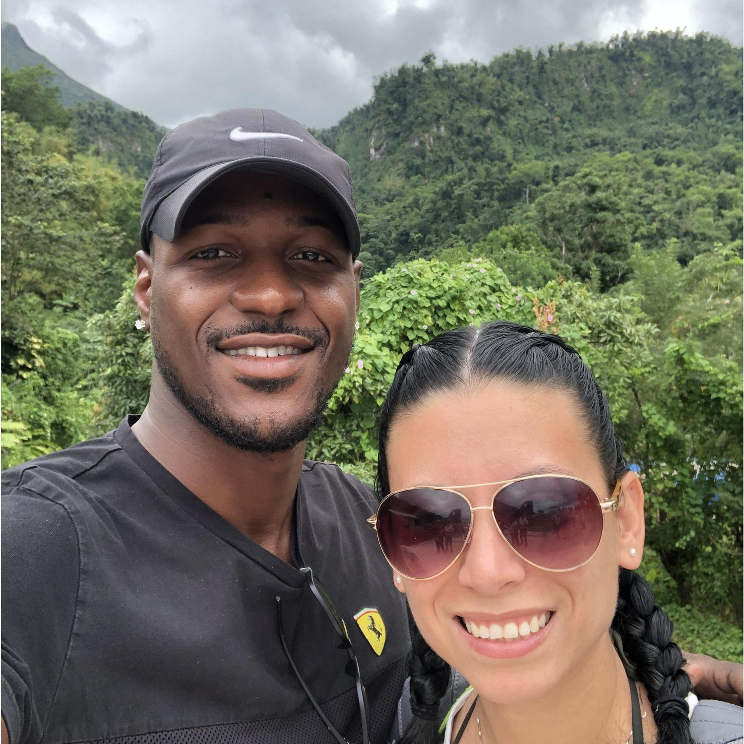 Exploring the rainforest in Grenada. One of the 7 countries we visited on B's birthday cruise a few years ago.