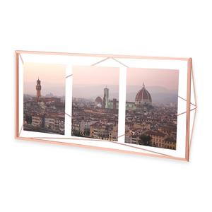 Umbra® Prisma 3-Opening Picture Frame in Copper