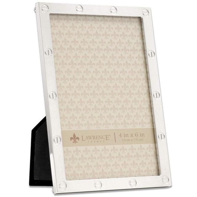 Lawrence Frames Metal Frame, Elegance, Silver, 4x6