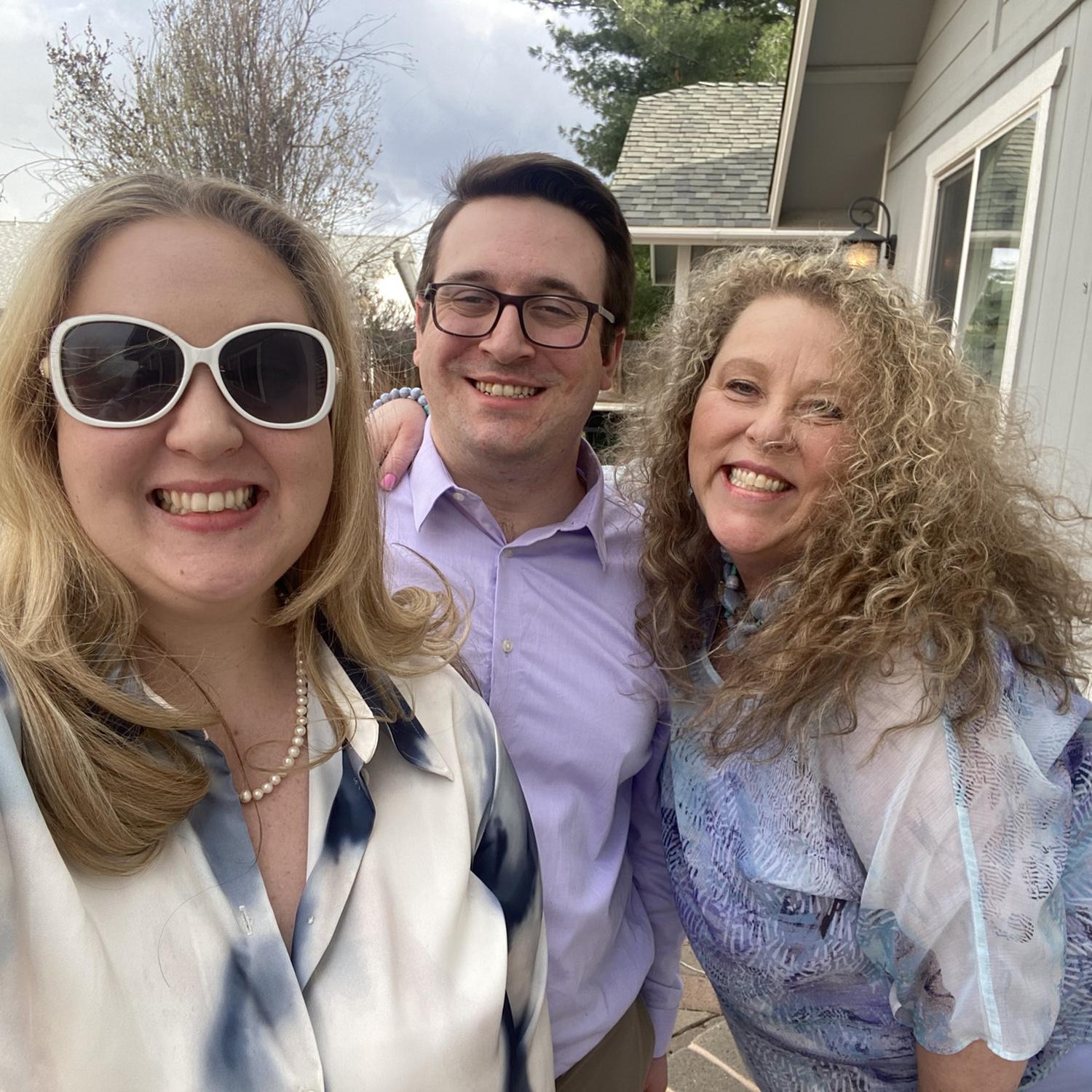 Brad & Amber Dawn with Kimberly, Easter 2024