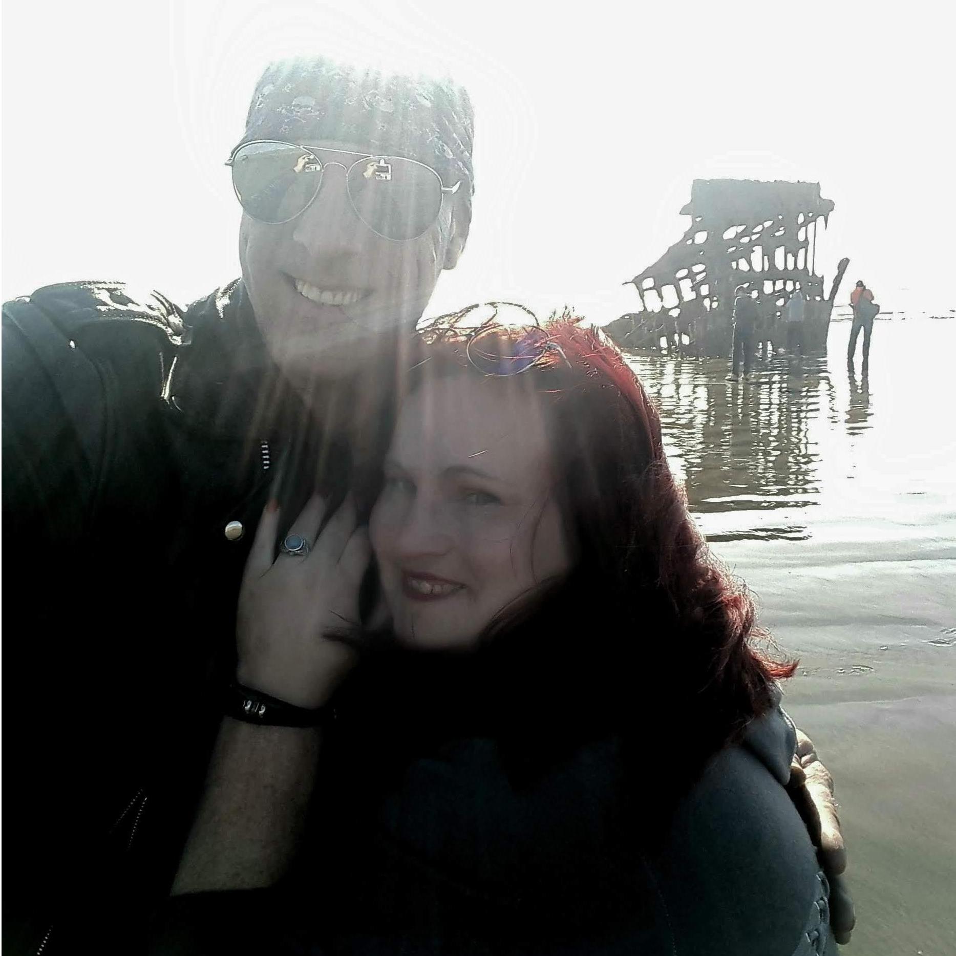 The Shipwreck at Fort Stevens State Park in Oregon, on our anniversary/engagement trip 4/21/2018