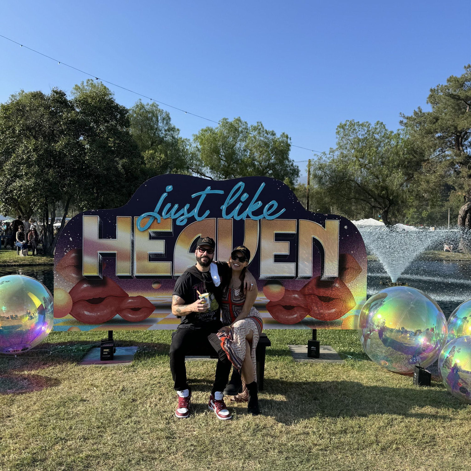 Raychel took Neal to the "Just Like Heaven" festival for his birthday in May 2024