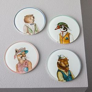 West Elm - Dapper Animal Coasters (Set of 4)