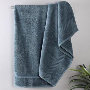 Superior Egyptian Cotton Bath Towel Set, Home Bathroom Towels, Master, Guest Bath, Decor Essentials, Quick Dry, Absorbent, Large Body Towels, Spa, Hotel, Resort, Adult, Kids, Set of 2, Sapphire