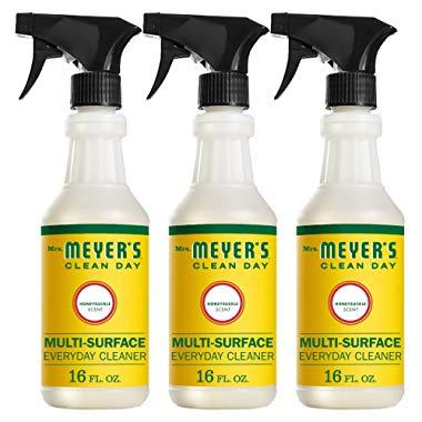 Mrs. Meyer's Clean Day Multi-Surface Everyday Cleaner, Honeysuckle, 16 fl oz, 3 ct