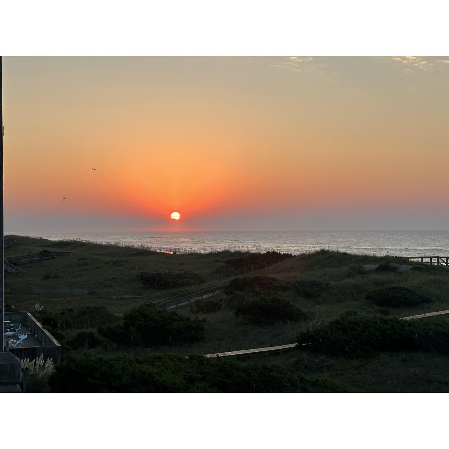 A sunset on our vacation to Cape Hatteras. Rodger's first visit to one of my favorite places
