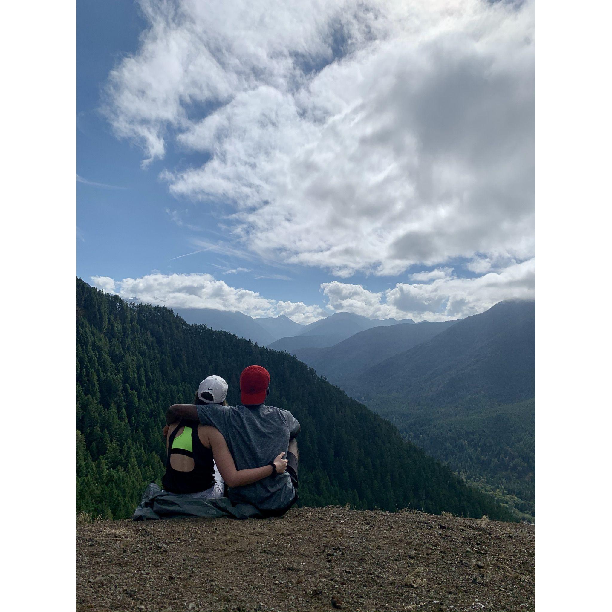 Our favorite hike we've ever done in Olympic National Park, Cascade Rock trail