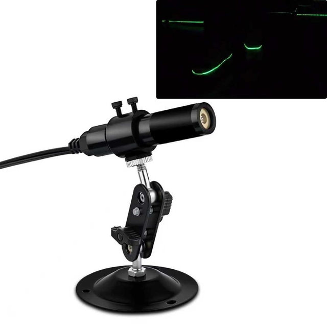 532nm Green Laser Line Projector for Christmas Party Decor Green Swamp Christmas Projector Lights Bubble Fog Machine Laser Portals for Pond Yard Decor Sawmill Woodworks Alignment