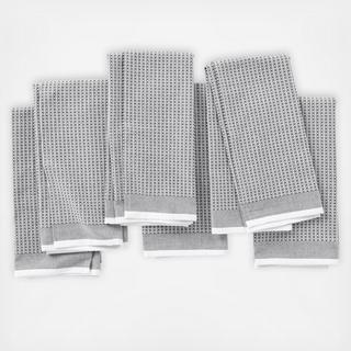 Organic Waffle Kitchen Towel, Set of 6