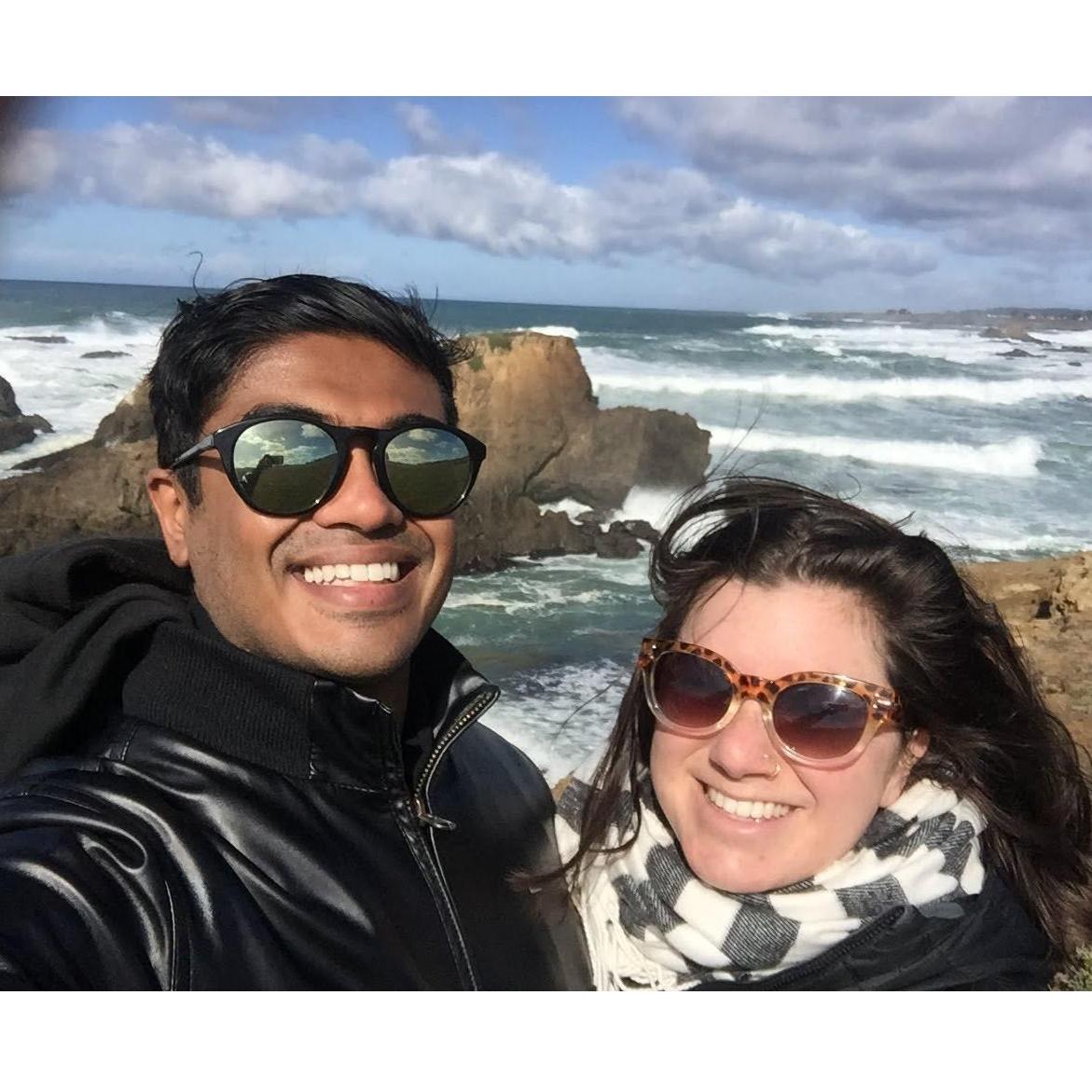 First weekend trip together in Mendocino