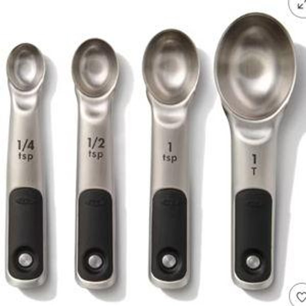 OXO 4pc Stainless Steel Magnetic Measuring spoons