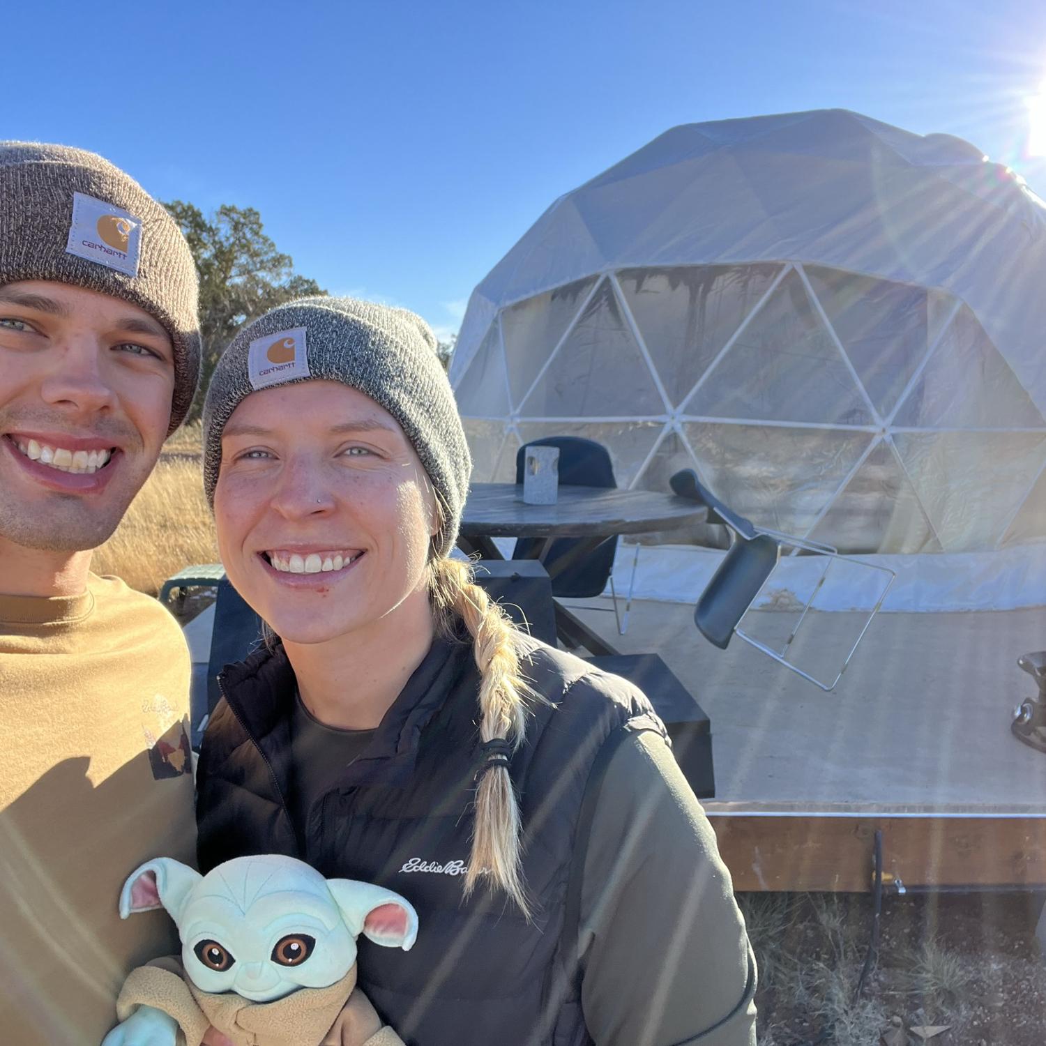 Dome glamping