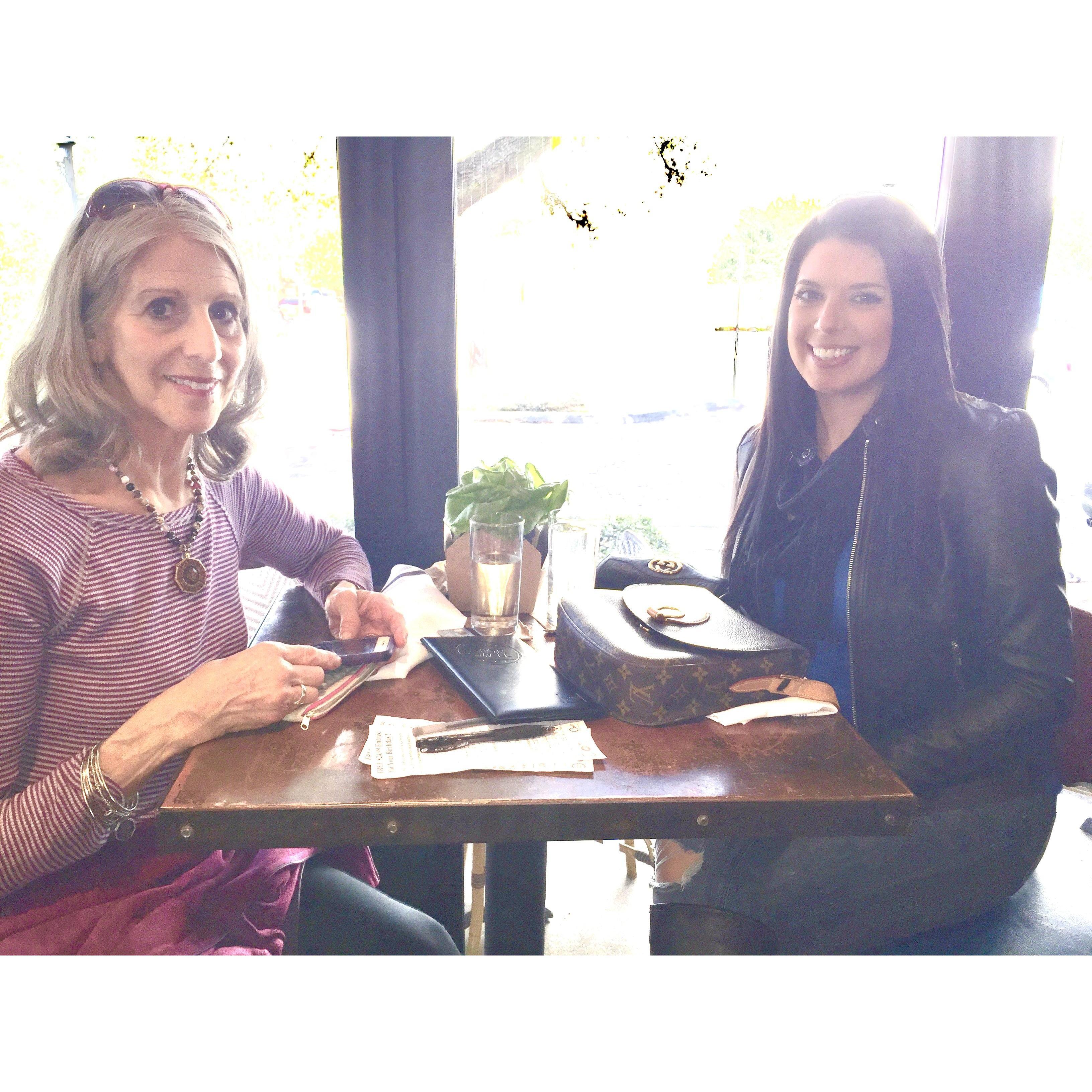 Having a nice Brunch at Boca off Park Ave with my future MIL!