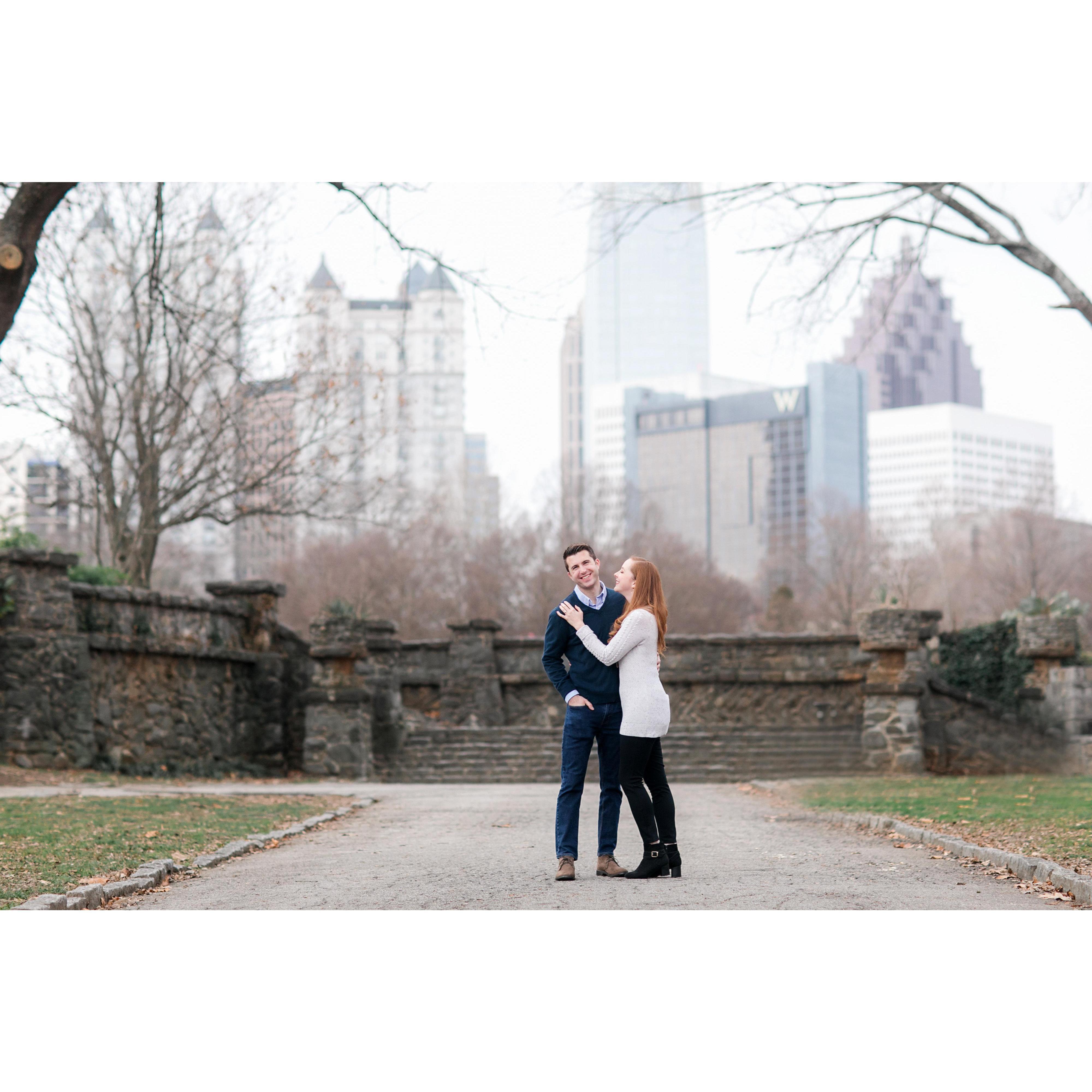 Engagement Photos in Piedmont Park