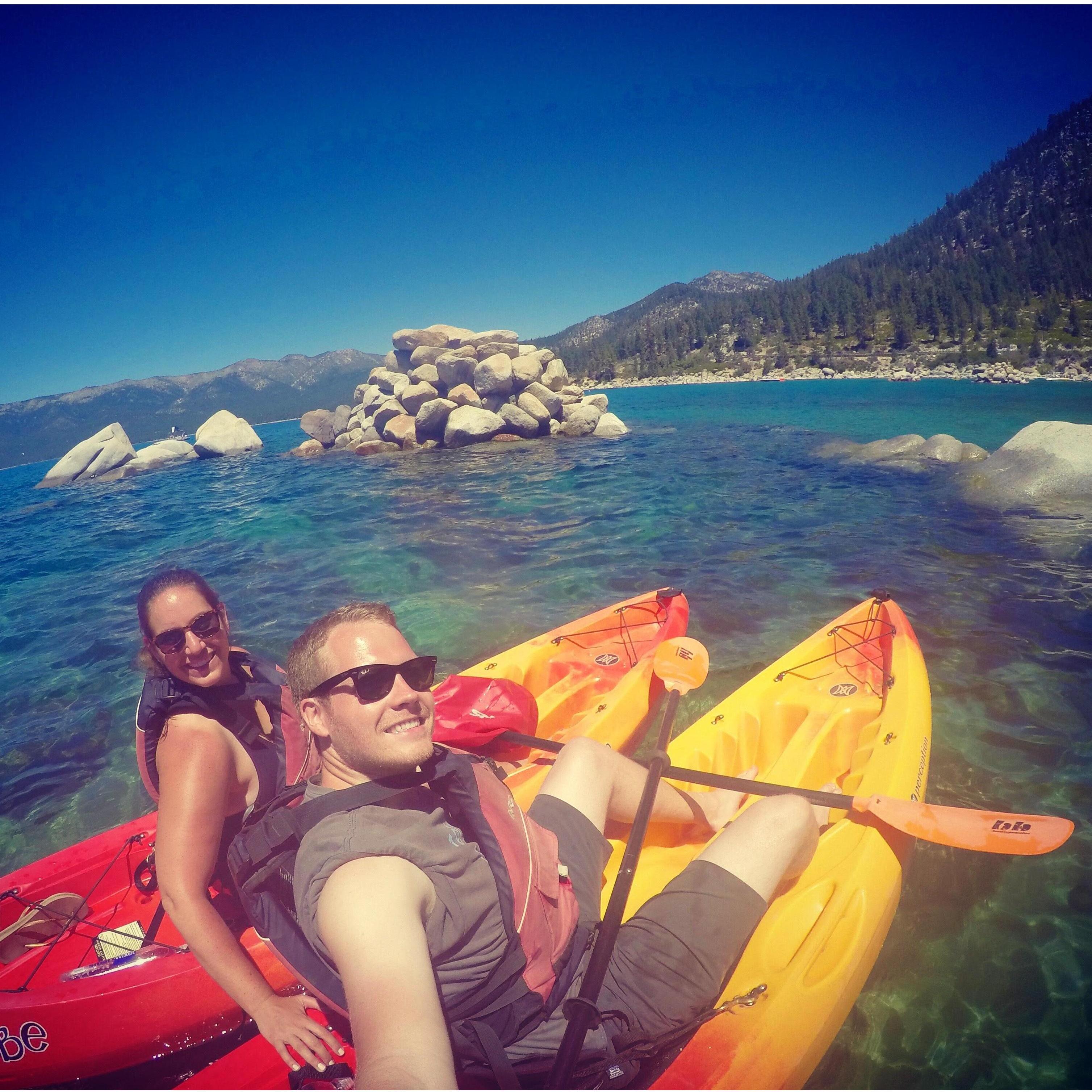 Kayaking on Lake Tahoe (July 2016)