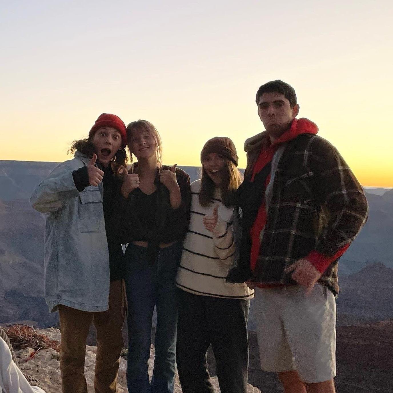 Grand Canyon with our life groups, where we first got really close
