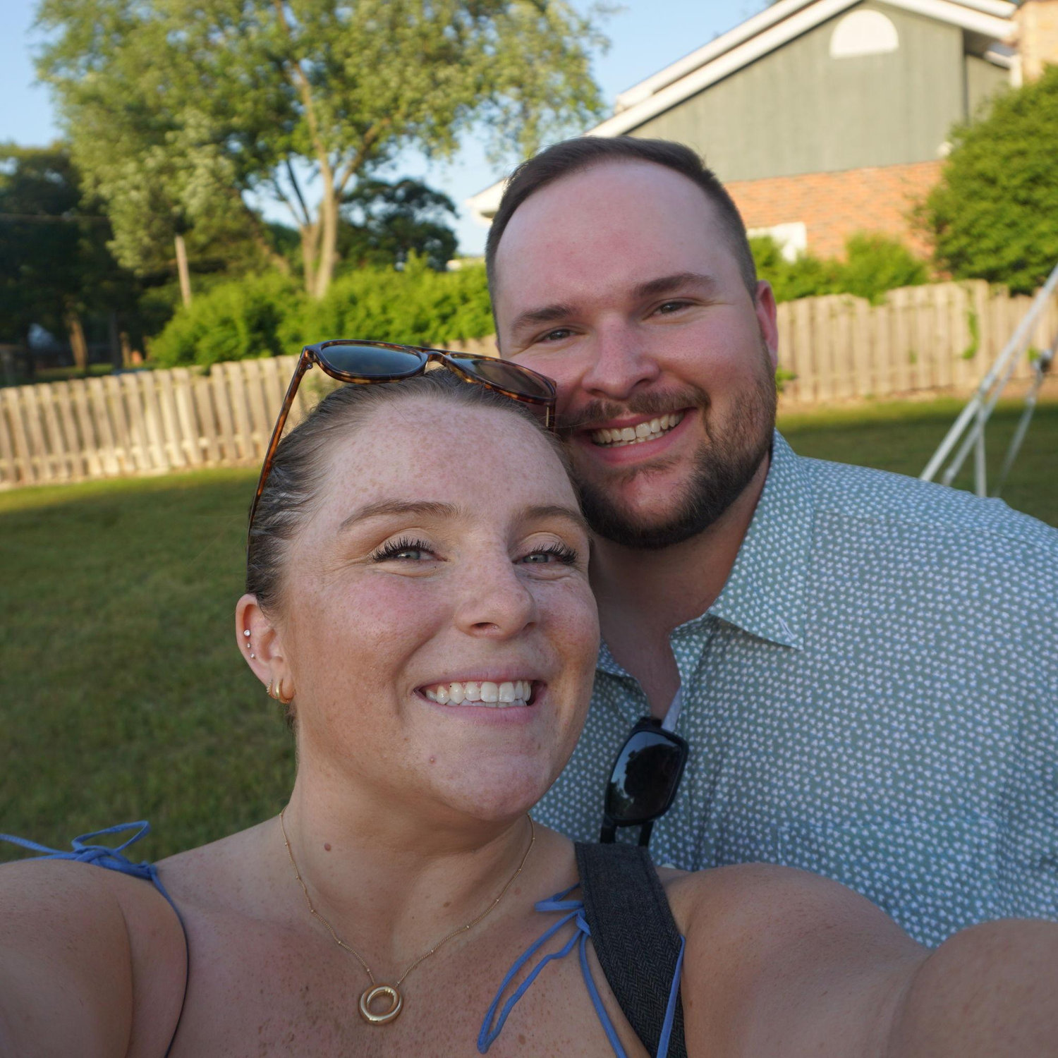 Our first wedding post-engagement!