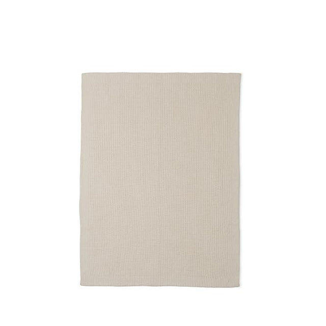 Barefoot Dreams® CozyChic® Waffle Throw, Cream, 54"x72"