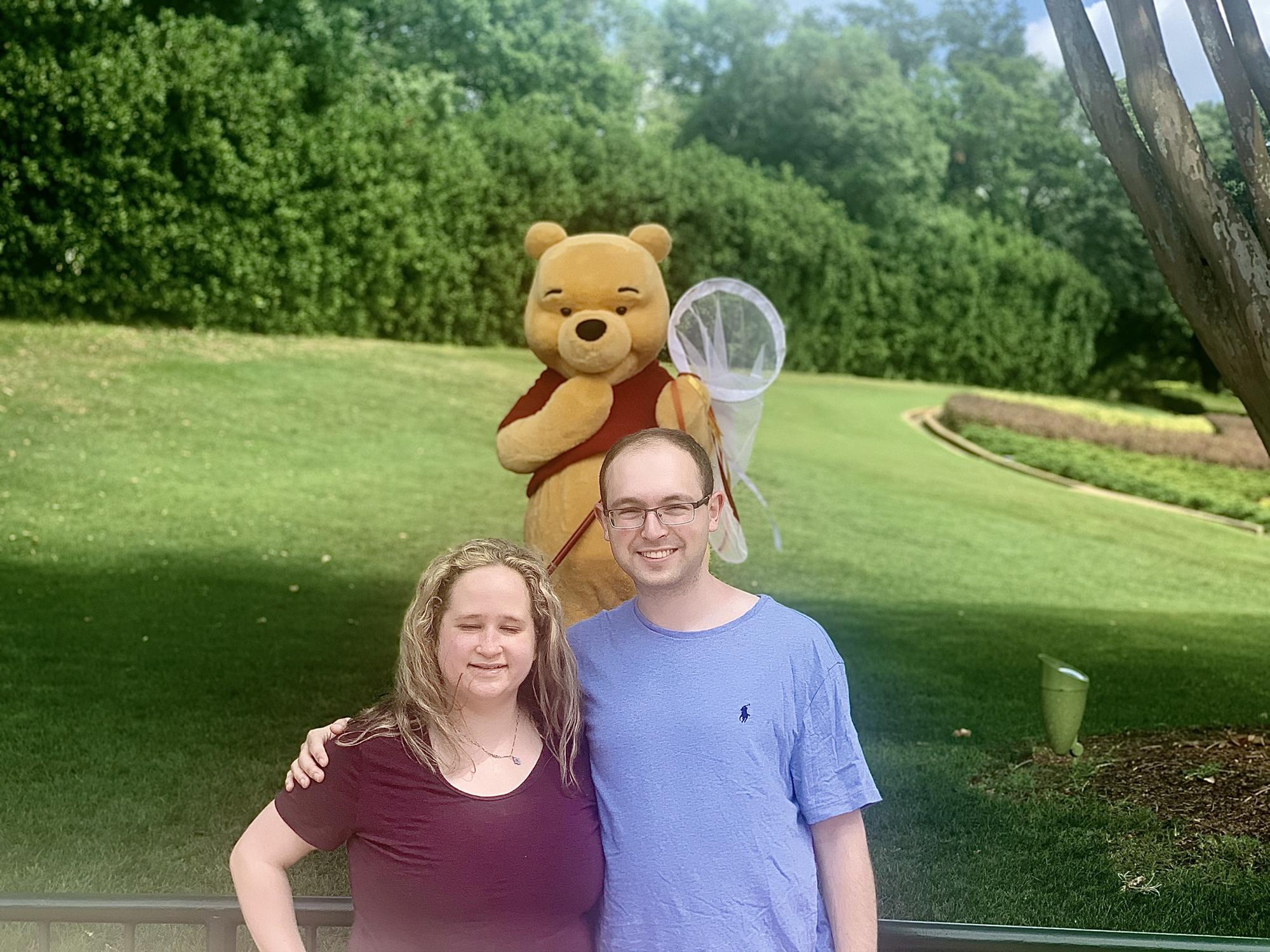 Even Winnie the Pooh thought we were cute together :)
