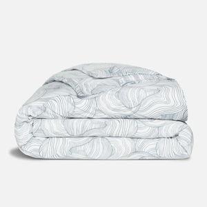 Classic Percale Duvet Cover in Oyster in Storm