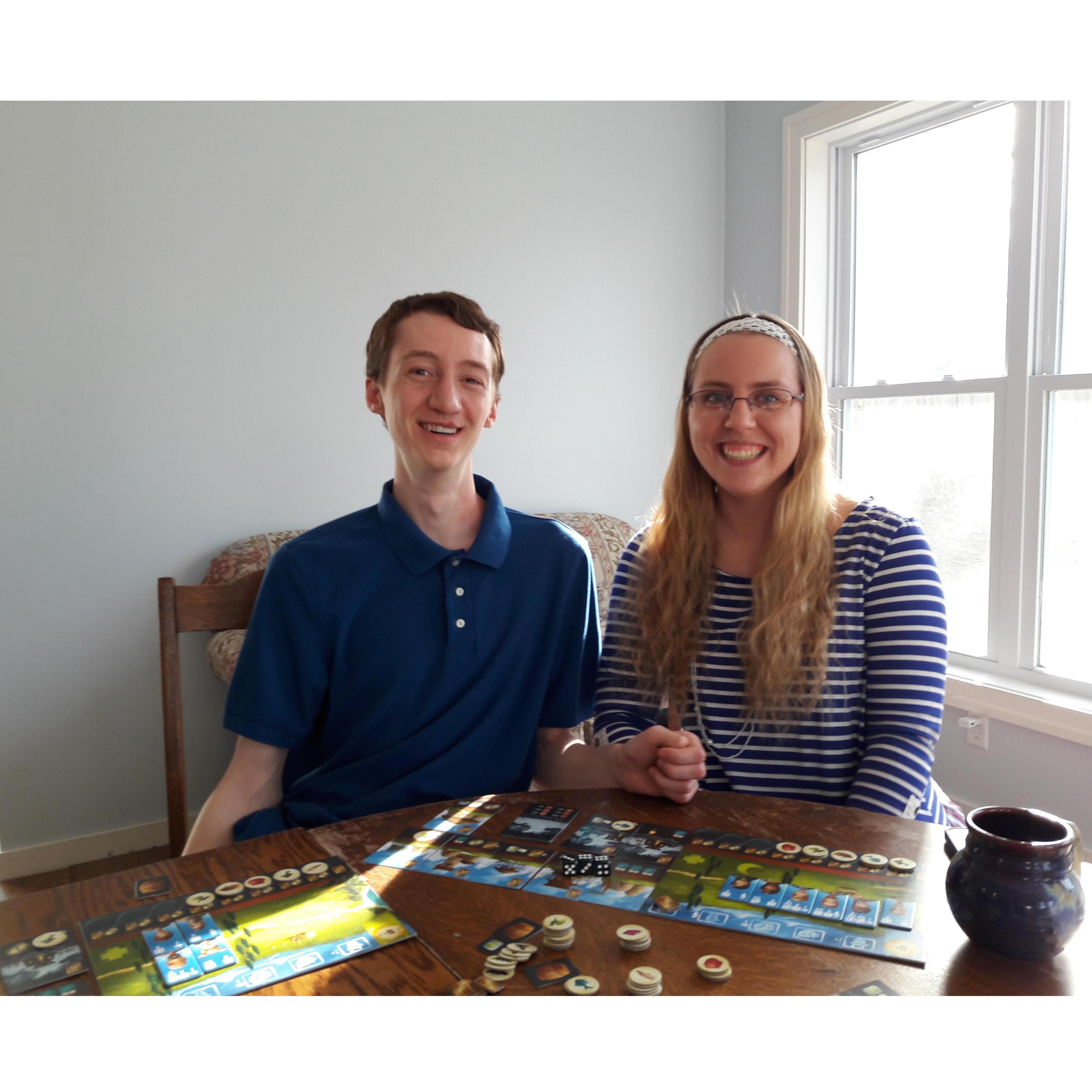 Above and Below is one of our favorite board games!