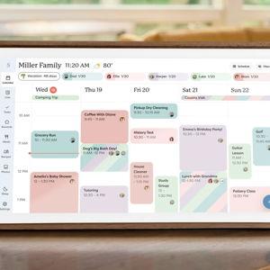 The Skylight Calendar 2 (Wood/Walnut) with Plus Plan | Skylight