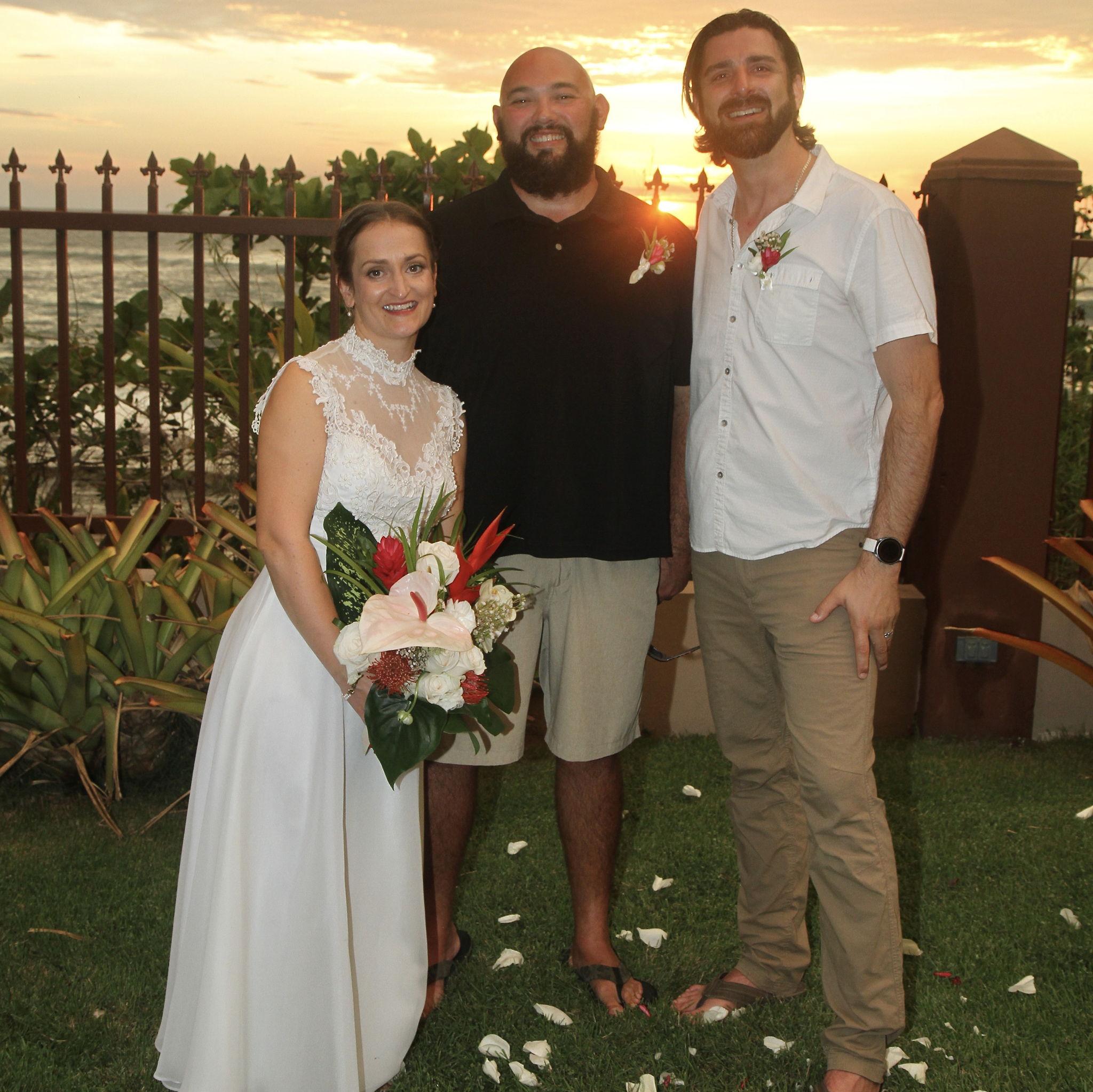 Thank you to the wonderful George Etheridge for being our officiant!